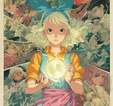 校园日常题材漫画作品封面